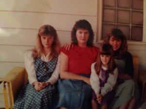 Me, Mama, Amanda and Melanie