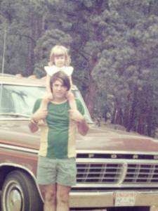 My daddy and I in 1977